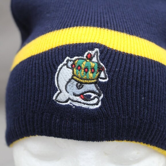 Vinctoria Salmon Kings Toque (VTG) - Crested Logo - Adult Stretch Fit - Picture 2 of 11